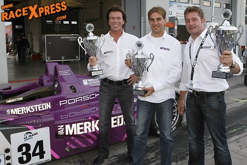 v.l.n.r. Peter van Merksteijn, Jeroen Bleekemolen en Jos Verstappen